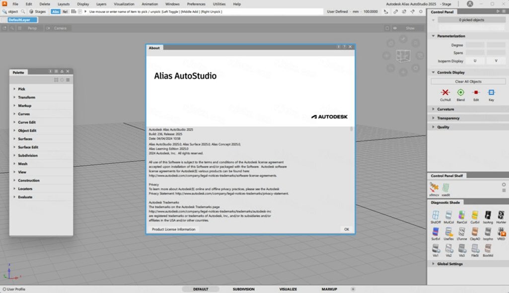 Autodesk Alias AutoStudio2025�����ƽ���ͼ0