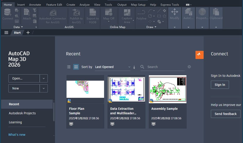 AutoCAD Map 3D 2026�����ƽ��v2026.0.2��ͼ0