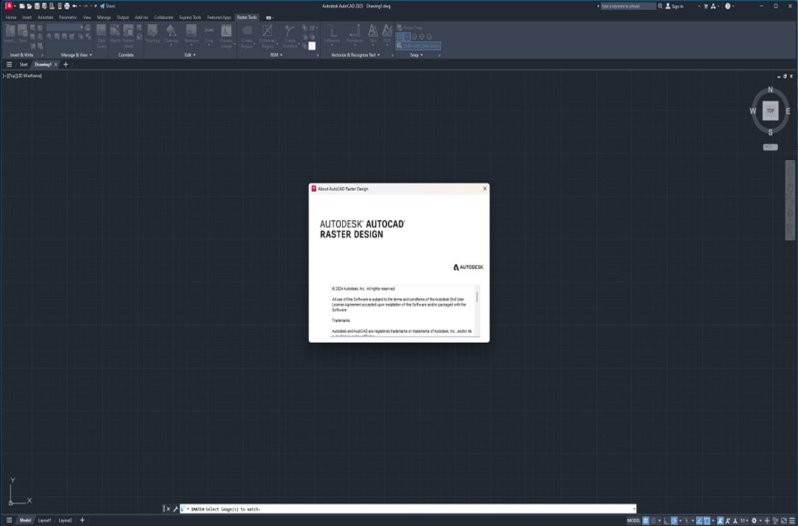 AutoCAD Raster Design2026�ƽ���ͼ2