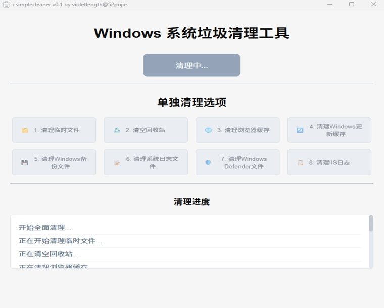 csimplecleanerһ��C����������v0.1.2��ͼ1