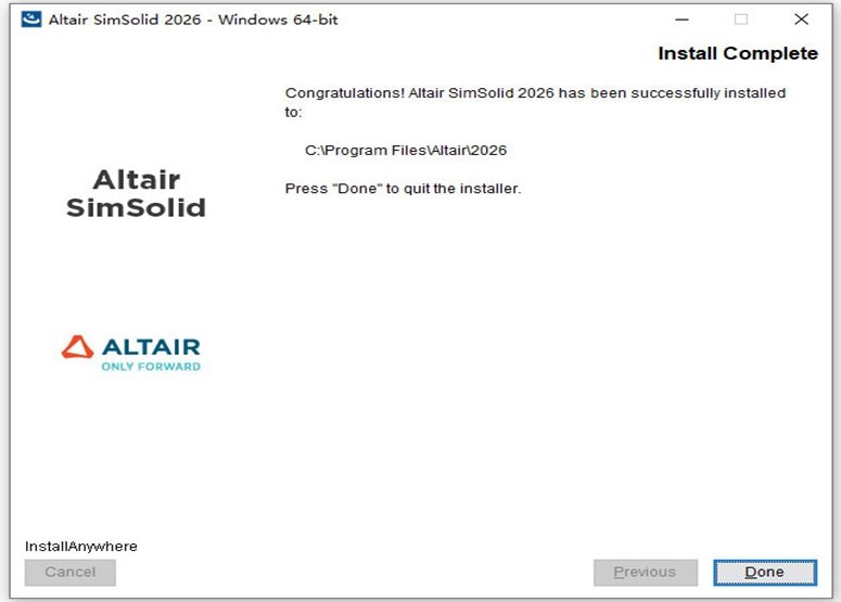 Altair SimSolid 2026����������v2026.0.1��ͼ1