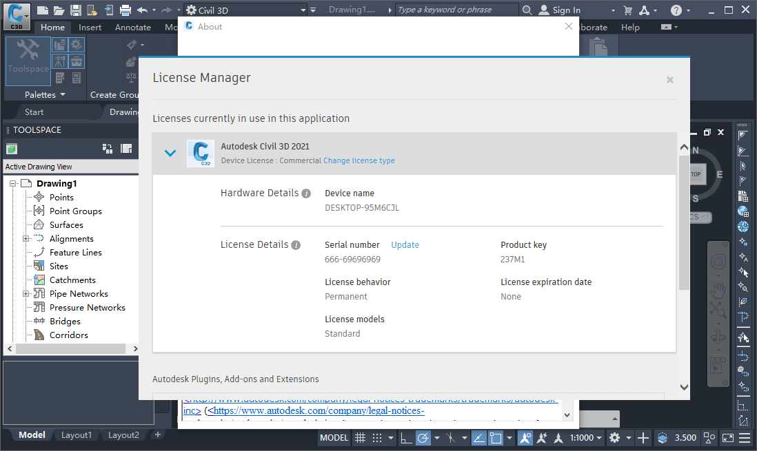 Autodesk Civil 3D 2021�����ƽ��v13.3.854.0��ͼ1