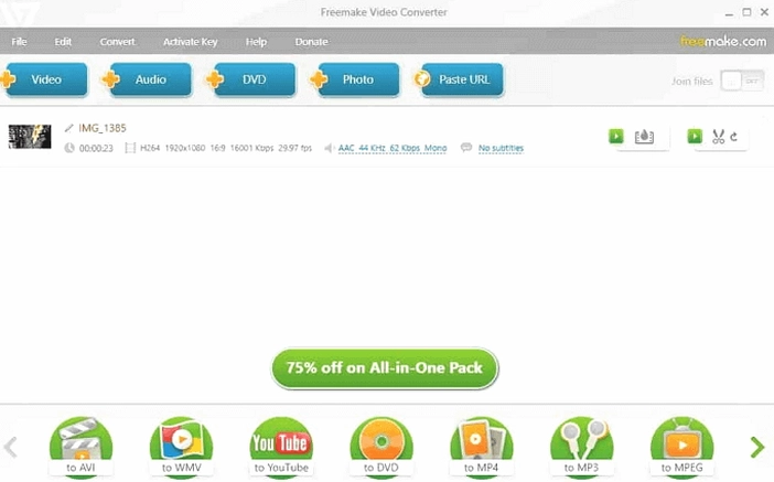 Freemake Video Converterv6.0.1.6 ���°��ͼ1