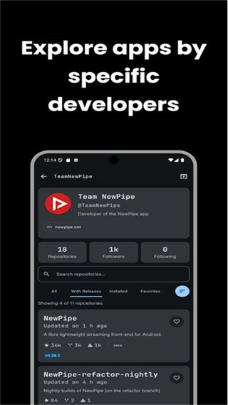 Github Store��׿��v1.9.0 �ٷ����ͼ0
