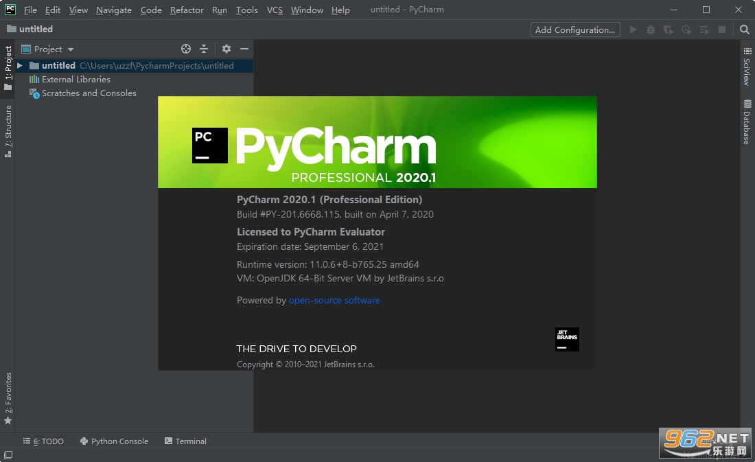 pycharm2020�ƽ���ͼ0