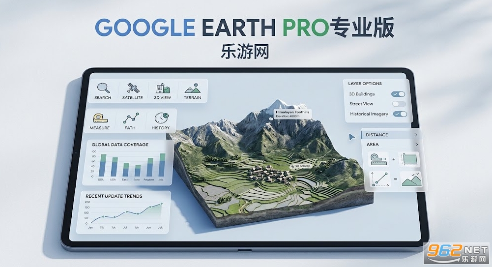 Google Earth Pro专业版中文版 Google Earth Pro专业版中文版