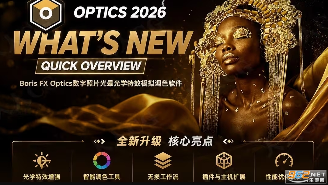 Boris FX OPTICS 2026(照片编辑和图像视觉特效插件) Boris FX OPTICS 2026(照片编辑和图像视觉特效插件)