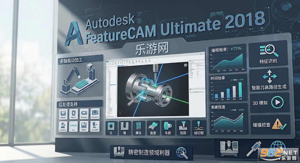 FeatureCAM Ultimate 2018破解免费版 FeatureCAM Ultimate 2018破解免费版