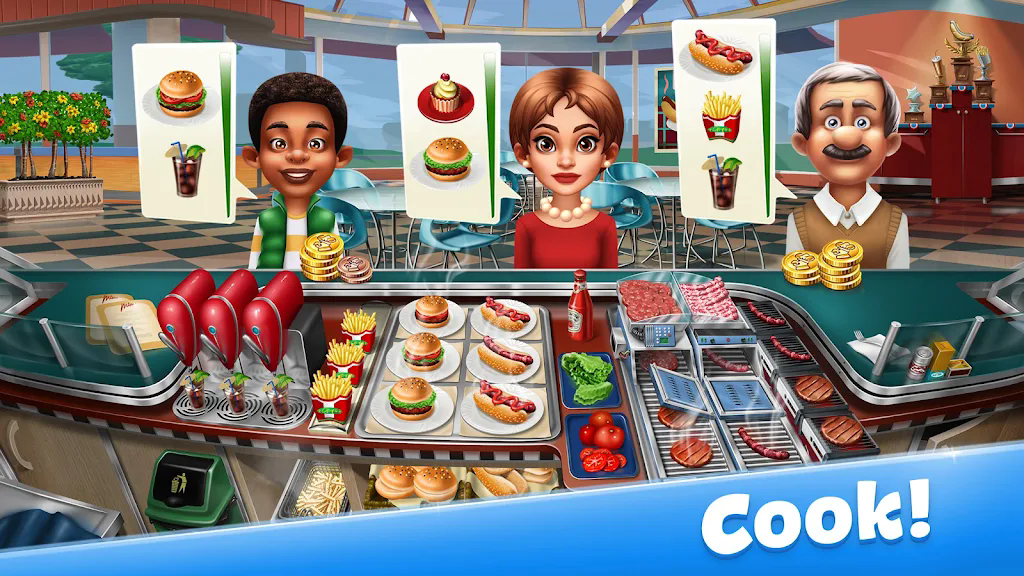 ��⿷����ѹٷ���Cooking Feverv27.1.1��׿���°��ͼ1
